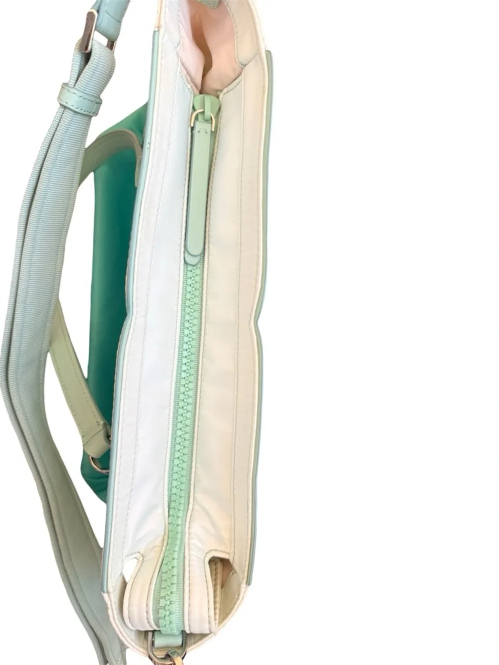 Kate Spade New York Jae Degrade Medium Satchel in Fiji Green w/COA - Picture 9 of 11